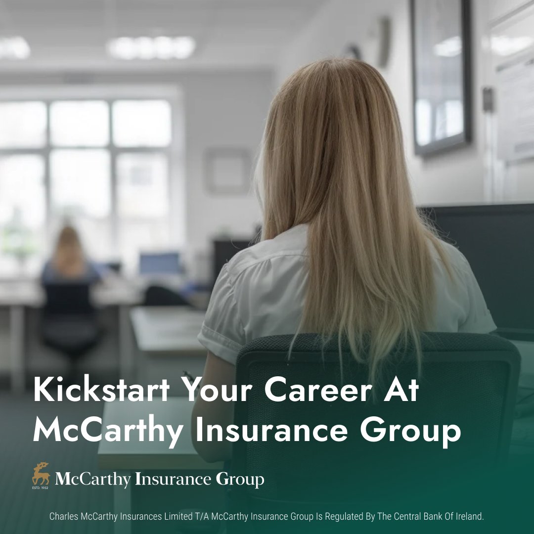 McCarthy Insurance Group is currently seeking new members to join our team at our branches across Ireland. Interested in viewing our available insurance and financial positions? Visit mig.ie/careers to take the next step in your career. #Ad