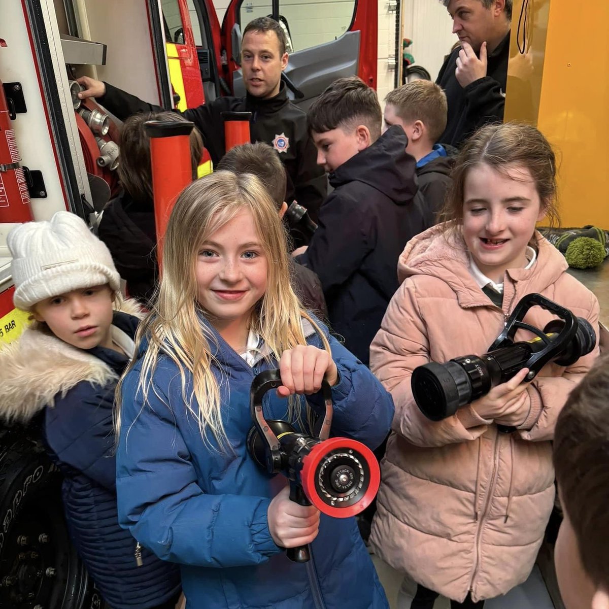 PG3/4 had a fantasic trip to <a href="/BRRAirport/">Barra Airport</a> today as part of our weather topic. We learnt lots of interesting things about how the weather affects the airport and we saw different weather recording equipment. We also got a shot in the fire-engine! Thanks to all <a href="/Hial_Airports/">Highlands & Islands Airports</a>