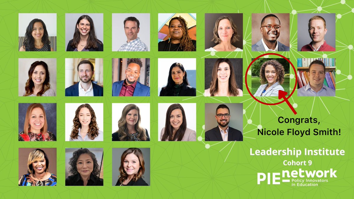 Congratulations to @PIENetwork Leadership Institute Cohort 9. SCORE is excited to have these 22 dynamic leaders working on behalf of students — including our own VP of Advocacy Nicole Floyd Smith! Learn more about Cohort 9: ctt.ec/aT1QJ+