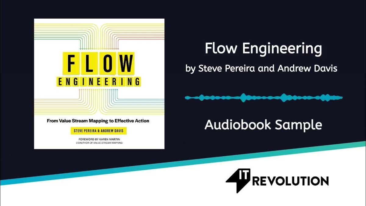 Audiobook lovers, rejoice! You can listen to this sample of the audio version of Flow Engineering by @SteveElsewhere and @AndrewDavis_io, and preorder it on Amazon or Audible. Available May 14, 2024. itrev.io/3W5PU4u