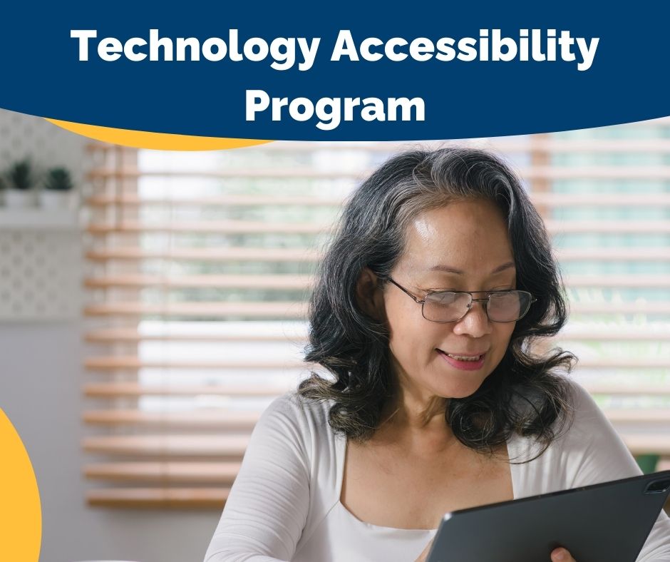 Do you know an older adult who wants to learn about technology? Tell them about our FREE Technology Accessibility Program (TAP)! Funded by @ONTrillium, TAP can teach them how to use the internet, social media, and more in their homes! #halton Learn more: ow.ly/fiJG50RjbT5
