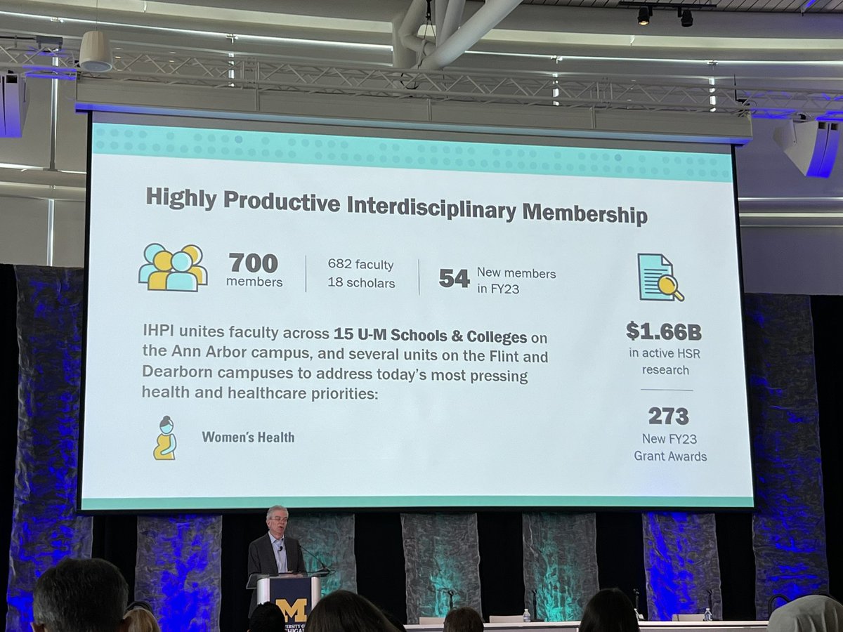 Always blown away by the community and collaborative spirit of @UM_IHPI —700+ faculty, 273 ew grants in 2023 🤯 and $1.6BILLION!! in funding Certainly been transformative for my career and the advancement of our work. 🙏 to @jzayanian & incredible IHPI team. #Michigan #GoBlue