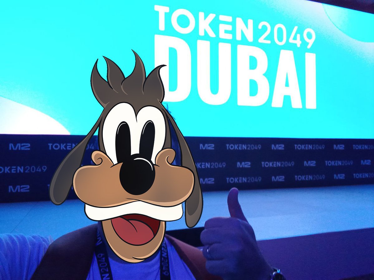 Catch #Guufy at @token2049 in #Dubai! Join us as we dive into the future of blockchain. Come see what's next! 🌟 #TOKEN2049 #GuufyInDubai