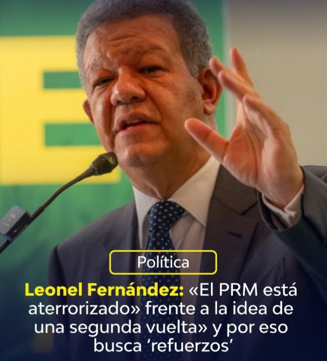 Esto hace eco el PRM y  presidente Abinader por el temor ante una segunda vuelta hace lo que no se tiene que hacer  Se puede buscar refuerzo  Sin comprar dirigentes O son sacarlos de otros partidos #VOTA3 p la Fuerza del 
pueblo #VolvamosPaLante
#Leonel Fernández #FuerzaDelPueblo