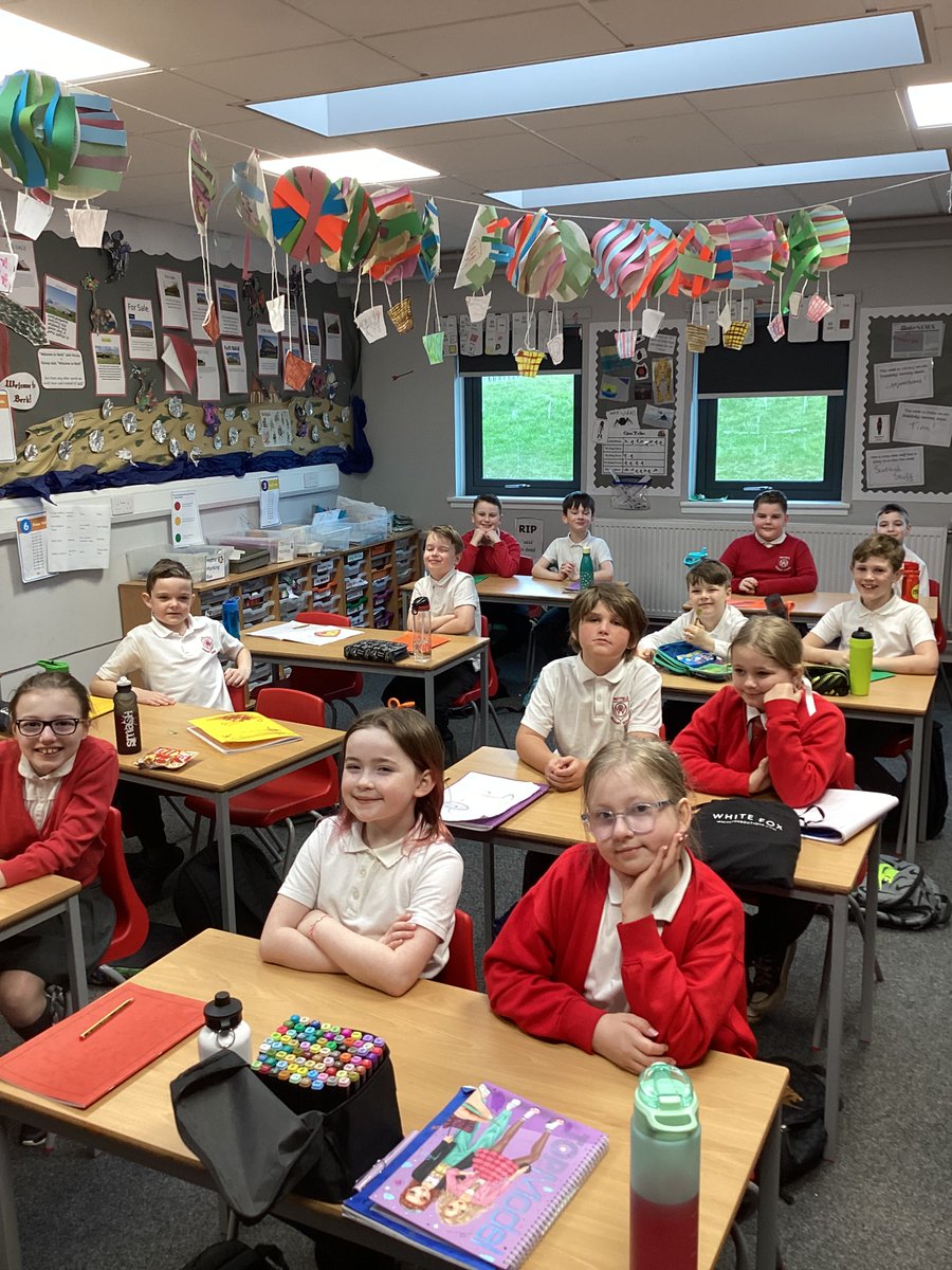 P4/5 are keen to make some improvements to their playground and environment. They shared with Mrs Martin that they love Maths, ICT and PE sessions.