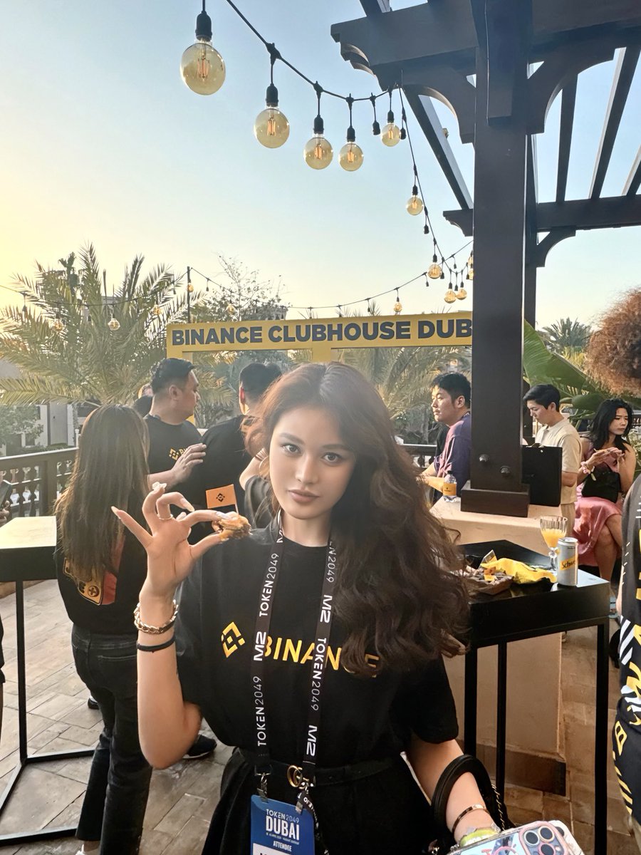 #Binance #Token2024Dubai  Club house 👀