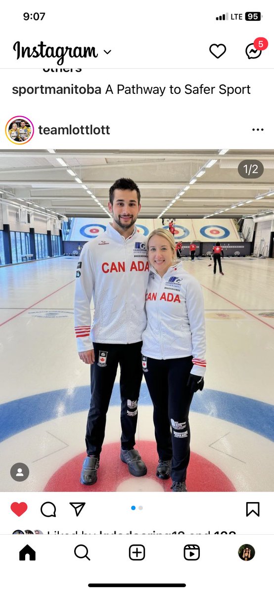 Good luck to @TeamLottLott who will be representing 🍁 Canada 🇨🇦 at the 2024 World Mixed Doubles Curling Championship in Ostersund, Sweden! 🇸🇪 They get started on Saturday, April 20 at 7 am CT against New Zealand 🇳🇿 Live scores 👉🏻 worldcurling.org/events/worldmi… 🔗 #WMDCC2024 #WMDCC