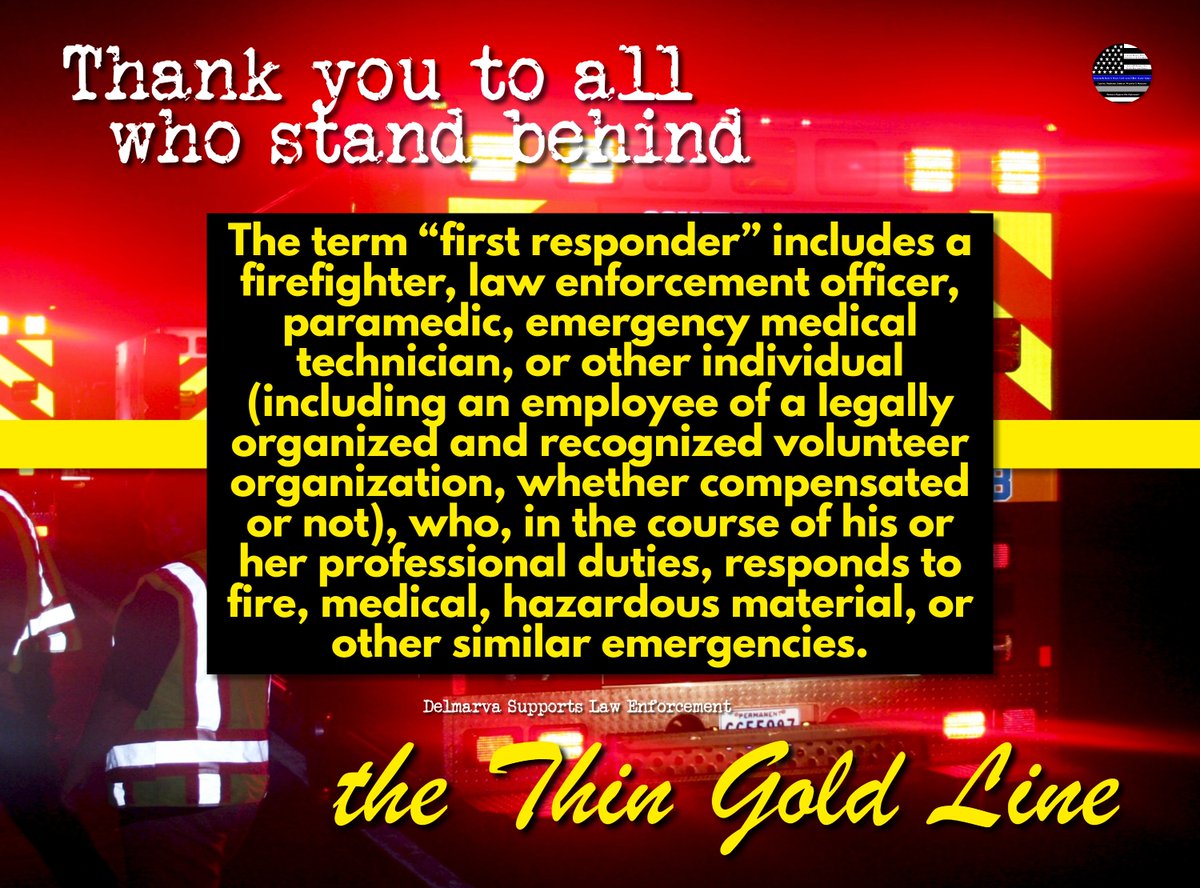 Honoring our First Responders on the front lines. #thingoldline #DISPATCH #npstw2024