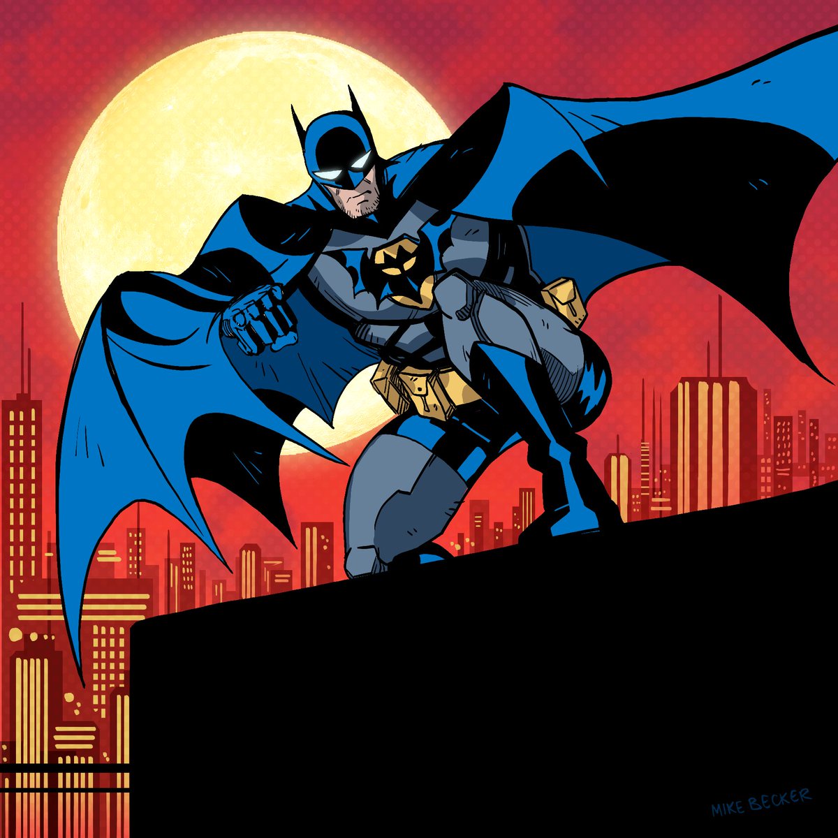 Batman digital demo drawing