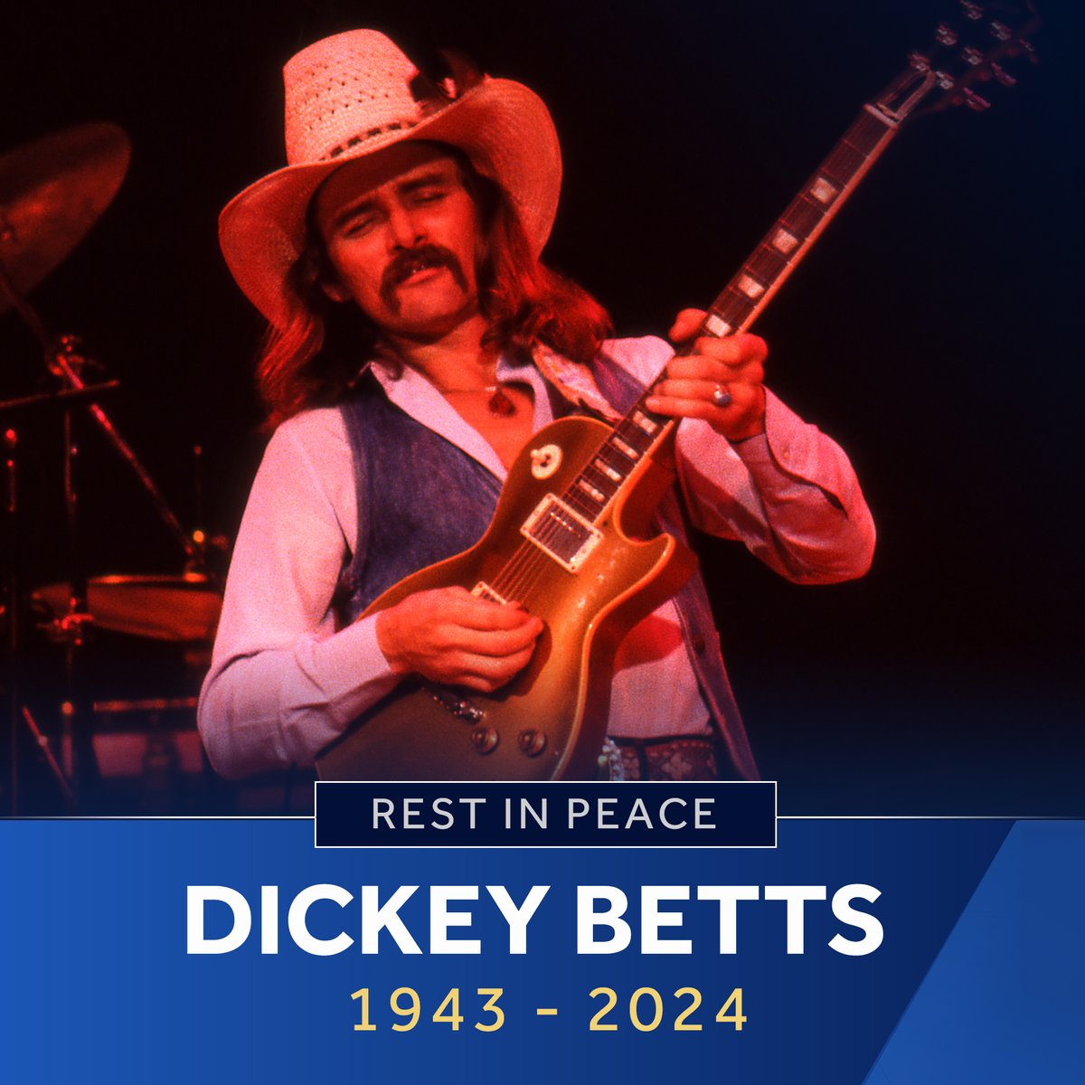 Guitar legend Dickey Betts, co-founder of the Allman Brothers Band, has died. He was 80: wmur.com/article/dickey…