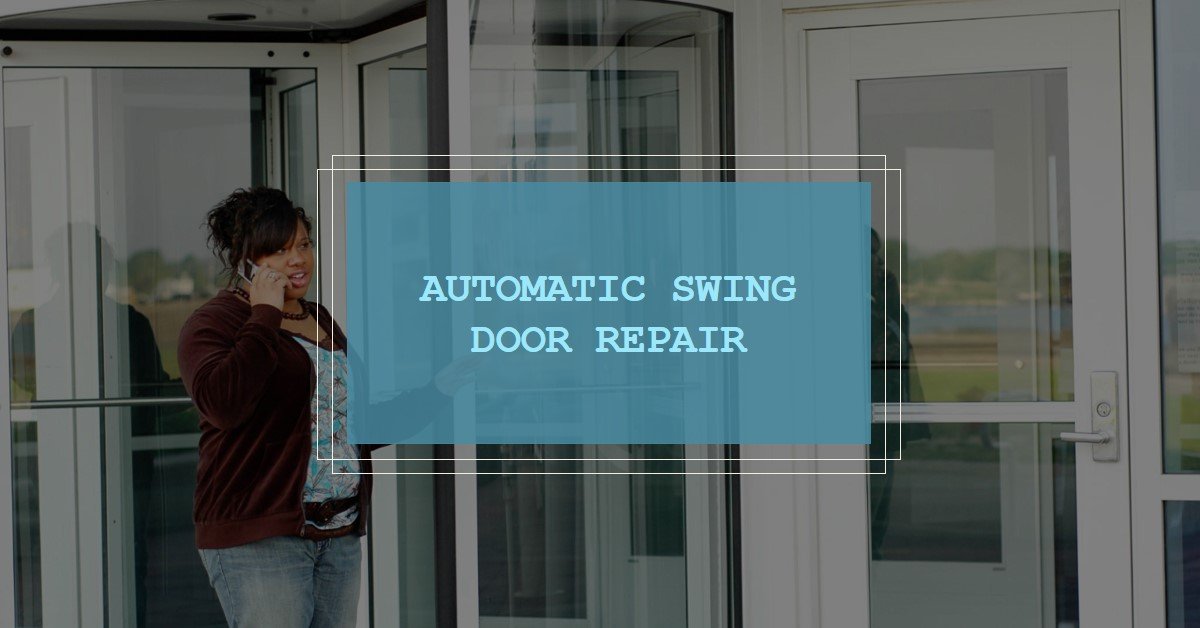 Smooth entrances made easy. 🚪✨ Our automatic swing door repairs promise dependability and functionality. #DoorRepair #SwingDoorRepair