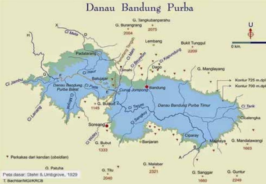 Bandung dulunya adalah sebuah danau purba yang kemudian mengering, terbentang antara Cicalengka di timur sampe Rajamandala di barat, Dago bawah di utara sampe Majalaya dan Banjaran di selatan.

Tapi pembangunan Bandung terus ingkari daya dukungnya. Bekas endapan Danau purba di