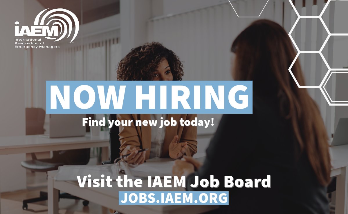 Ready to advance your career in emergency management? Discover your ideal role on the #IAEM Job Board! Explore opportunities tailored to your skills and location now! #EmergencyManagement #JobBoard Join the frontline today: jobs.iaem.org