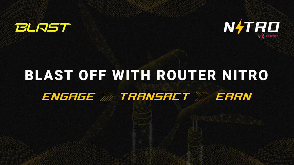 routerprotocol's tweet photo. 1/  We’ve something cooking for our community! Our team has effectively integrated the Blast Points APIs into our contracts, opening a new chapter with @Blast_L2 Gold. https://t.co/68K50tmDGH