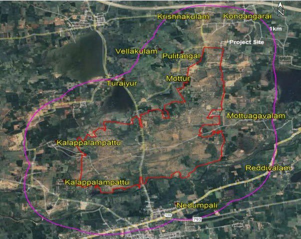 ✨TN Govt has applied for (EC) for its 1208 Acre Sipcot Industrial Park at Panapakkam in Ranipet Dist
🔸Tata Jaguar-Land Rover plant likely to come up here (9kCrs Investment)
🔸TN Govt has allotted 125 acres to 🇹🇼Hong Fu Group for non footwear leather unit (1000 Crs  & 20k Jobs)