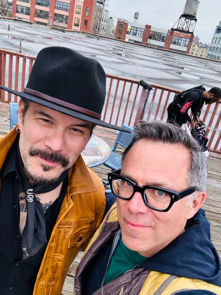 Last day of filming for forthcoming doc. #Brooklyn 📽️ Thrilled it involved my dear friend @TimOkamuraArt. 🙏 Thanks to everyone on our amazing production team. Superstars! ❤️