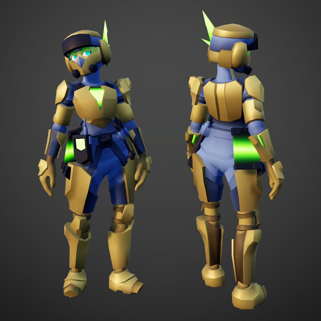 Here is an armor skin for Temple!

The rest of my work:
peterlantz3d.wordpress.com/3d-art/
#portfolio #3dart #gamedevelopment