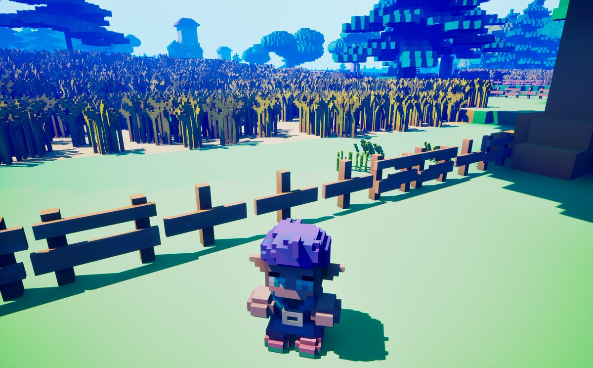 Some progress with Cube World Omega in Unreal Engine 5