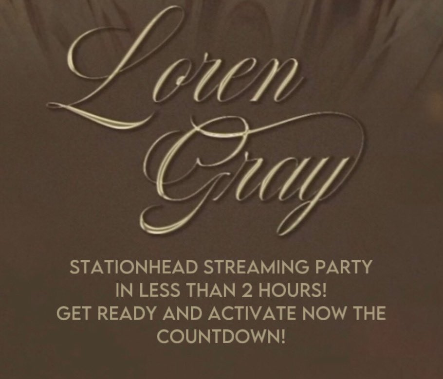 okslorengray's tweet photo. tomorrow is loren’s bday omg!🥹 btw for the fourth day of #LorensFeeling22 we’re hosting a streaming party on the app @stationhead with all the angels🤍 activate now the countdown in my ig story for getting notified for the start of this event!! i hope to see u there <3 https://t.co/YH4puRlvrN