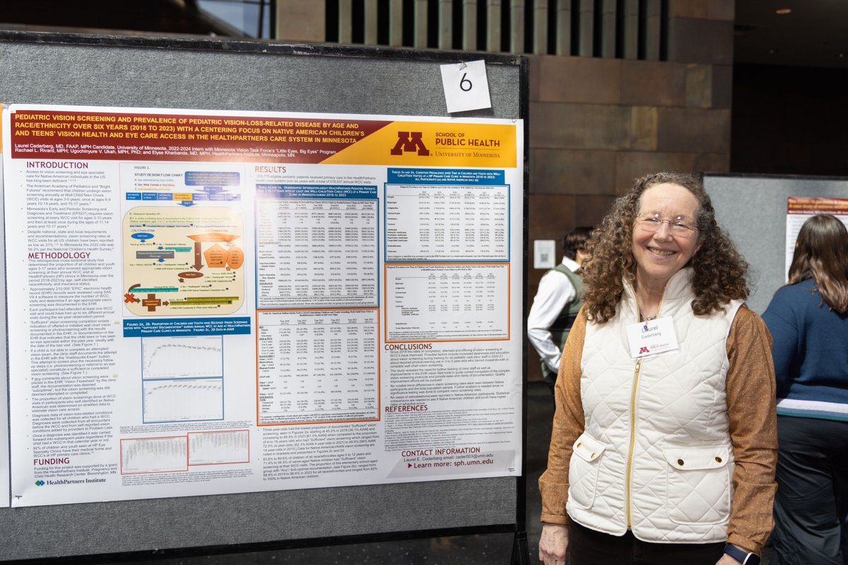 Congratulations to the amazing #UMNMCH students who shared their research at @PublicHealthUMN Research Day. #UMNProud #UMNDriven 🎉 *Photo thanks to SPH Communications!