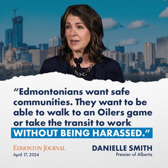 I was clear: our government is acting responsibly, defending the interests of everyone in this province, regardless of political stripe, and taking action on what’s truly needed. This includes a core focus on making Edmonton a safer city for everyone to work and live. Read