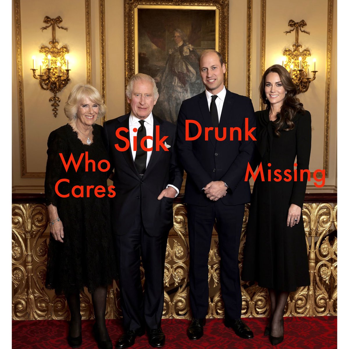 EAPoeEstNe19jan's tweet photo. @NanibuLioness #Tamponette aka #cowmula, #Tampon, #Baldilocks, #AIKatie. In #Spare, we learned about the worst #SIL ever; his #ShittyBrother & the #EvilStepmother. After Liz died, Tampon showed himself to be petty & mean: “Don't bring that woman here!” The 4 villains deserve each other!👹 https://t.co/j3jmGSKd6N