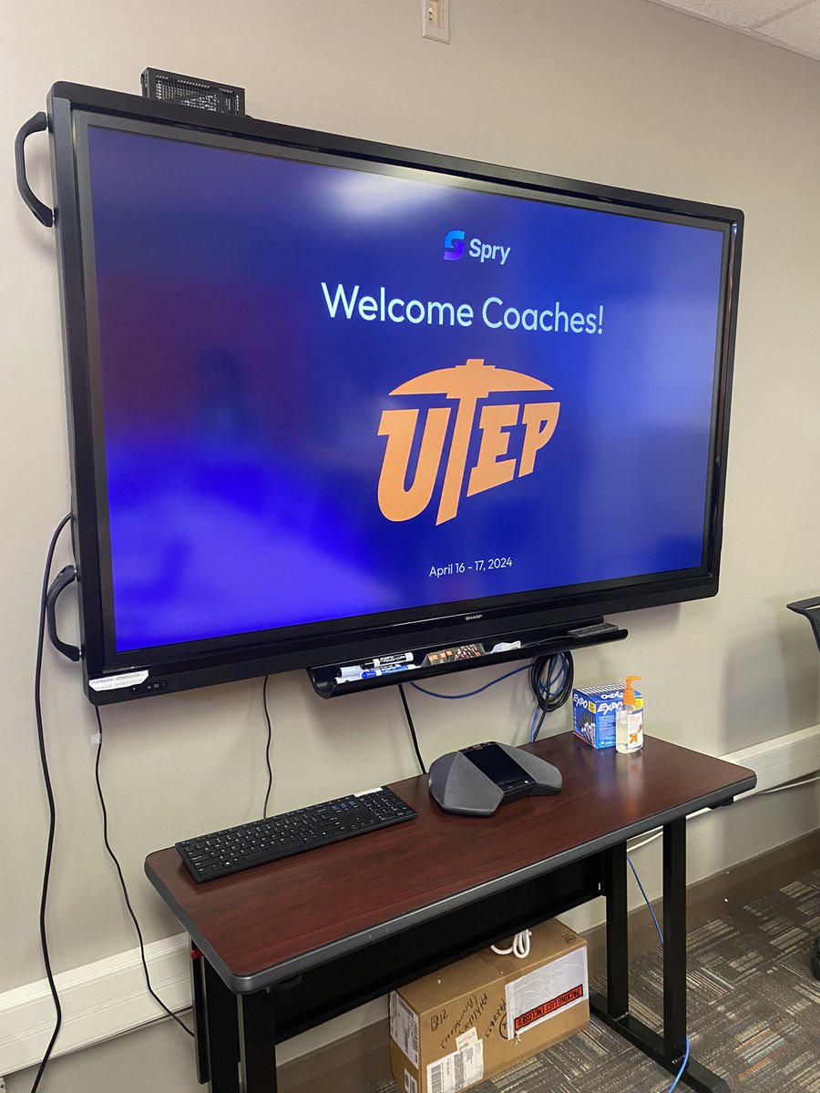 AlecGolini's tweet photo. Awesome few days in El Paso for the @SpryCompliance team visiting our partner @UTEPAthletics to meet with coaches &amp; share exciting product updates. Incredible campus and even better people. Go Miners! #PicksUp https://t.co/G4tEvSvUGB