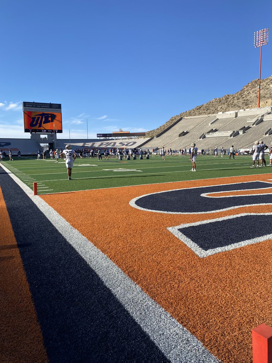 AlecGolini's tweet photo. Awesome few days in El Paso for the @SpryCompliance team visiting our partner @UTEPAthletics to meet with coaches &amp; share exciting product updates. Incredible campus and even better people. Go Miners! #PicksUp https://t.co/G4tEvSvUGB