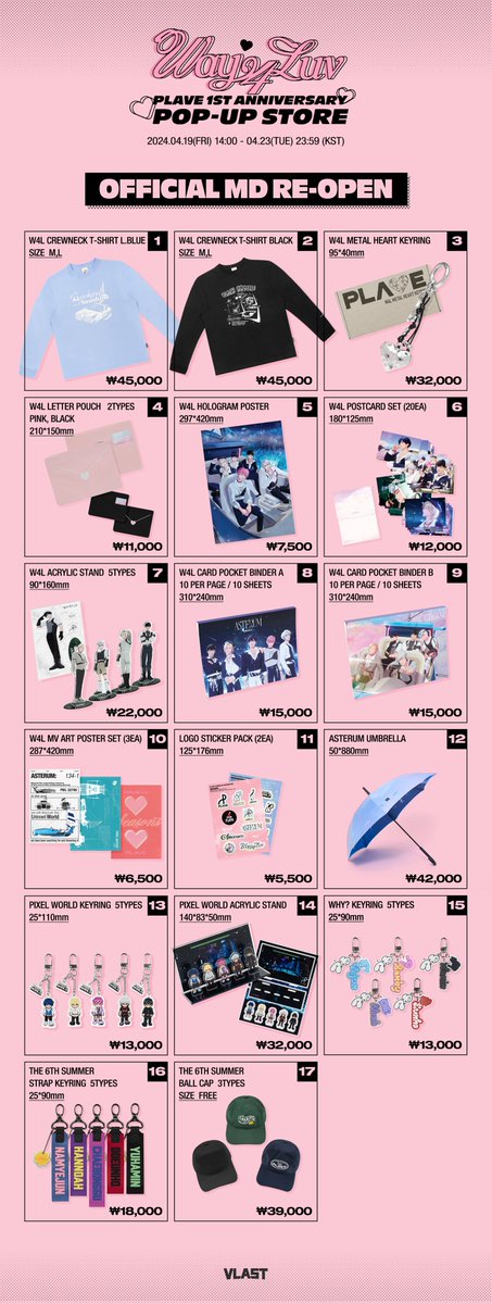 InkerbellGO's tweet photo. US/WW GO WAY 4 Luv MD &amp; Fancon

Also please note limited qty items will be bought through seperate check out on vlast korea site ! And will not take orders for that after 04/19 13 KST 

Preorder items will be ordered on intl site form for further details : https://t.co/t8D2aEEWTv https://t.co/UYM3mxu4hY