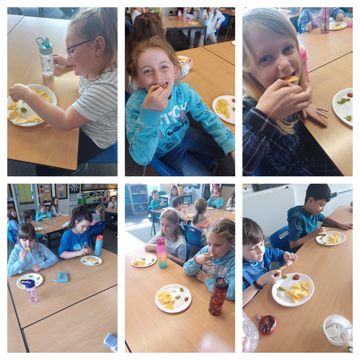 gwaunyear3's tweet photo. Year 3 really enjoyed their Mexican food tasting this afternoon. The nachos, guacamole, salsa, sour cream and jalapenos went done well! Gwaith da pawb! @GwaunfarrenSch @gwaunyear3 🇲🇽🇲🇽🇲🇽 https://t.co/EoQ06cQFUT
