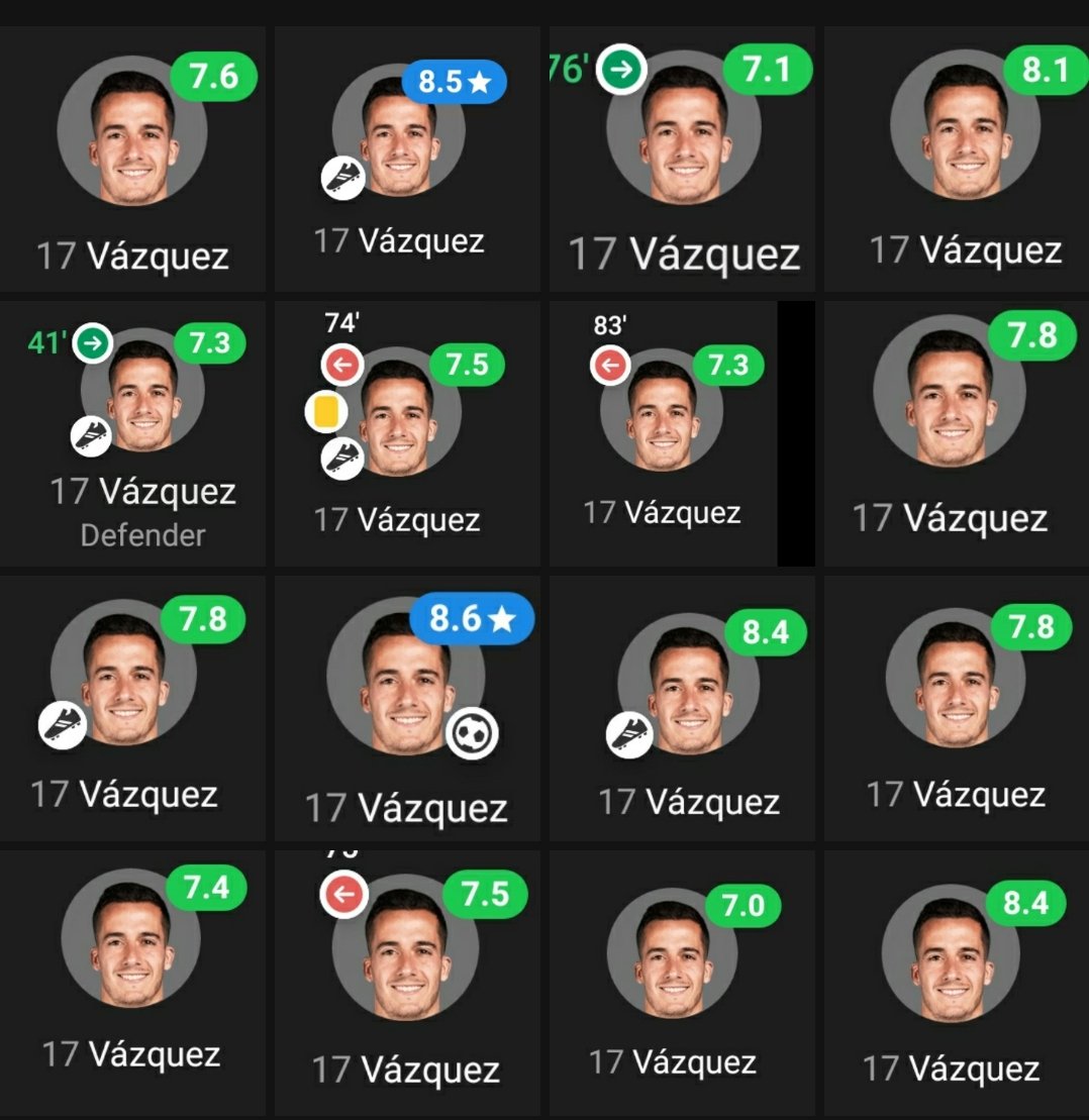 I don't think people are realizing that Lucas Vázquez is literally having an all timer underrated season. Saw people tweet yesterday 'Why is Ancelotti bringing on Vázquez? Give him due credit.