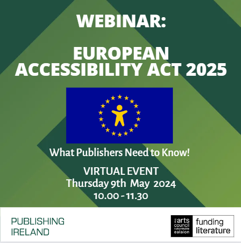 Publishers and the European Accessibility Act: What You Need to Know! Tickets are selling fast for our upcoming webinar on the European Accessibility Act 2025 – book now to avoid disappointment: bit.ly/3J9pMha 📅 10:00am – 11:30am, Thursday 9th May 2024