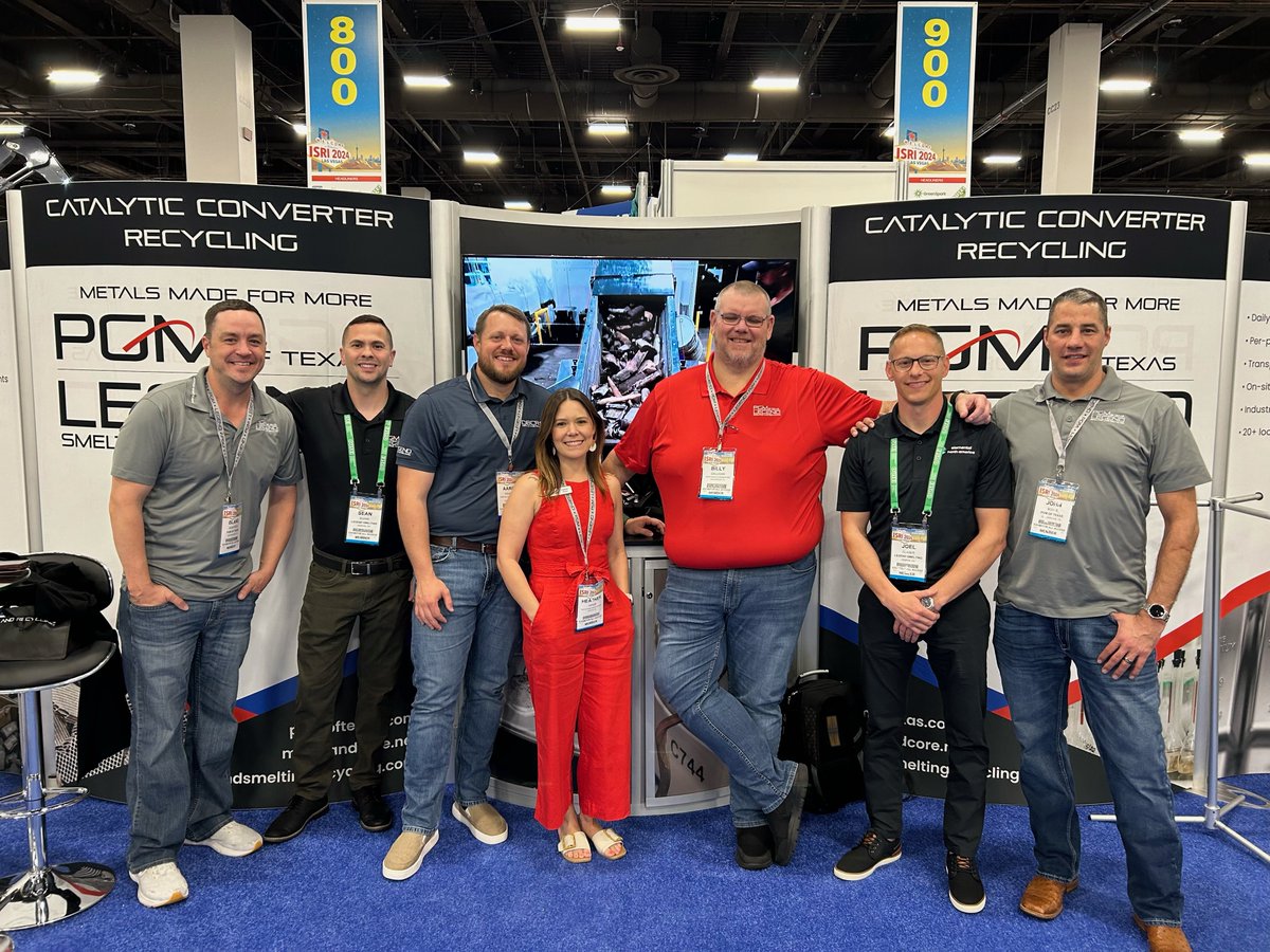 On behalf of Legend Smelting and Recycling and the rest of the Elemental North America team (PGM of Texas, DBCR Inc, and Colt Recycling), we want to send a huge "Thank you" to ISRI for putting on yet another amazing convention. Our group is already looking forward to next year.