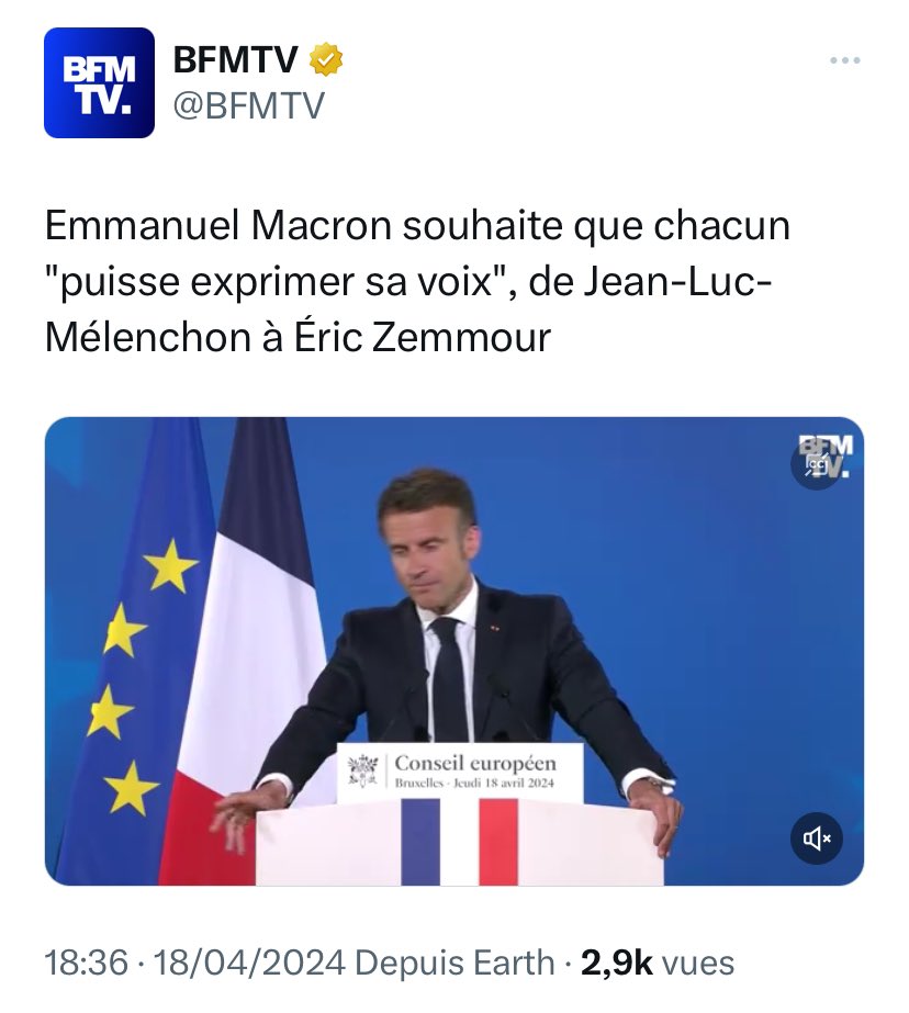 Mais surtout Zemmour, quand même, vu que son préfet a interdit la conférence de Mélenchon.