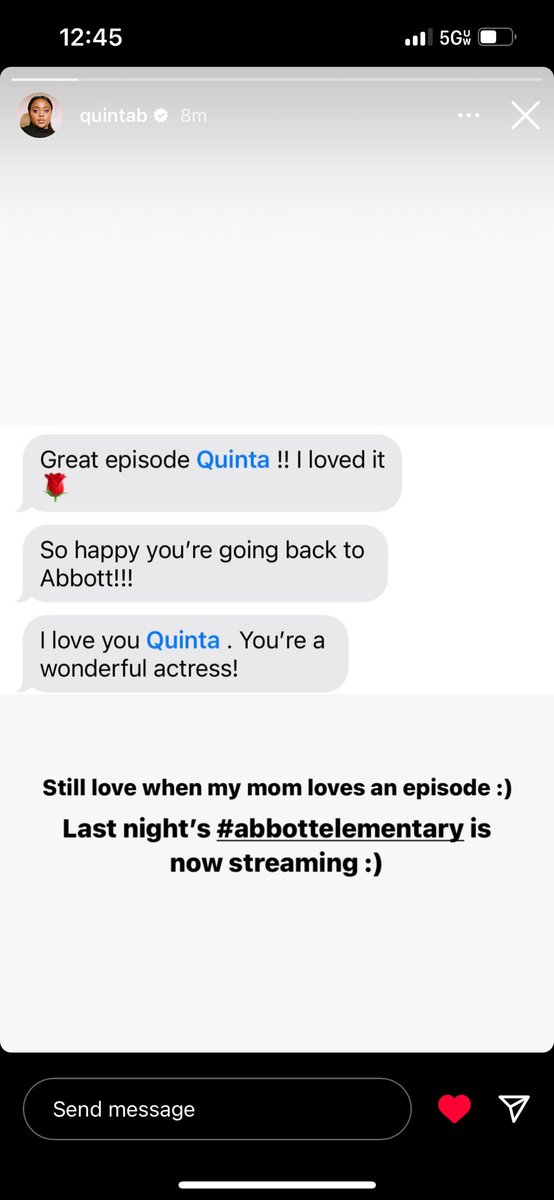 this is the cutest and sweetest thing in the world omg🥺🥹❤️ #AbbottElementary #QuintaBrunson