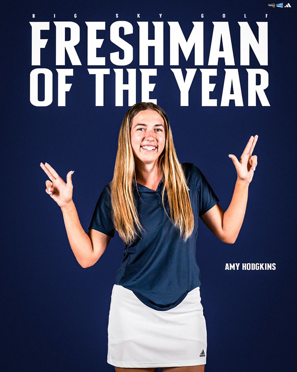 The fifth golfer in program history and the first since 2013.

Amy Hodgkins is your Big Sky Freshman of the Year!

#RaiseTheFlag | #BigSkyGolf