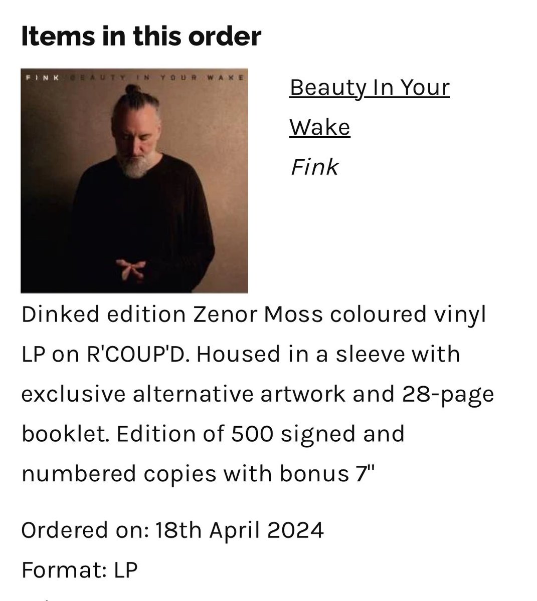 @Finkmusic @dinkededition @TimWThornton When I said ‘sold’ I wasn’t kidding.

Go big or go home.

Thank you @normanrecords