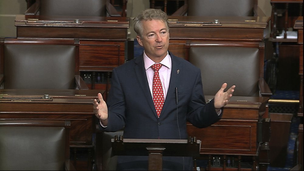 TJVNEWS's tweet photo. ‘So Sickened’ - Rand Paul Blasts Mayorkas for Refusing to Answer Why Laken Riley’s Alleged Killer Was Paroled https://t.co/S9aHdbjqHW @RandPaul @SecMayorkas #LakenRiley #paroled @DHSgov #illegalImmigrants @LindseyGrahamSC @danbishopnc 
Follow the TJNEWS WHATSAPP GROUP 🔗 https://t.co/huZbE1eq5y TELEGRAM 🔗 https://t.co/rzwrqHUswg