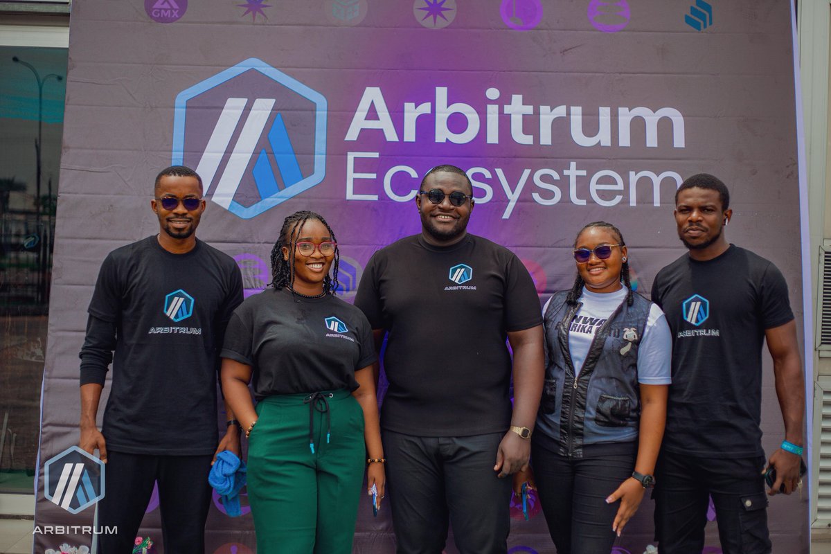 A lunch date with Arbitrum ecosystem 2.0 is a wrap!👏🏽💫 My team and I are beyond grateful for the turnout for this event 😊🙏🏽 I'm grateful to all my speakers @Prince_omobee @GeeAkpan @abiah_iberedem And panelists @OffIchieBannies @just_cruise_ @QueenDDebbie . Special thanks to