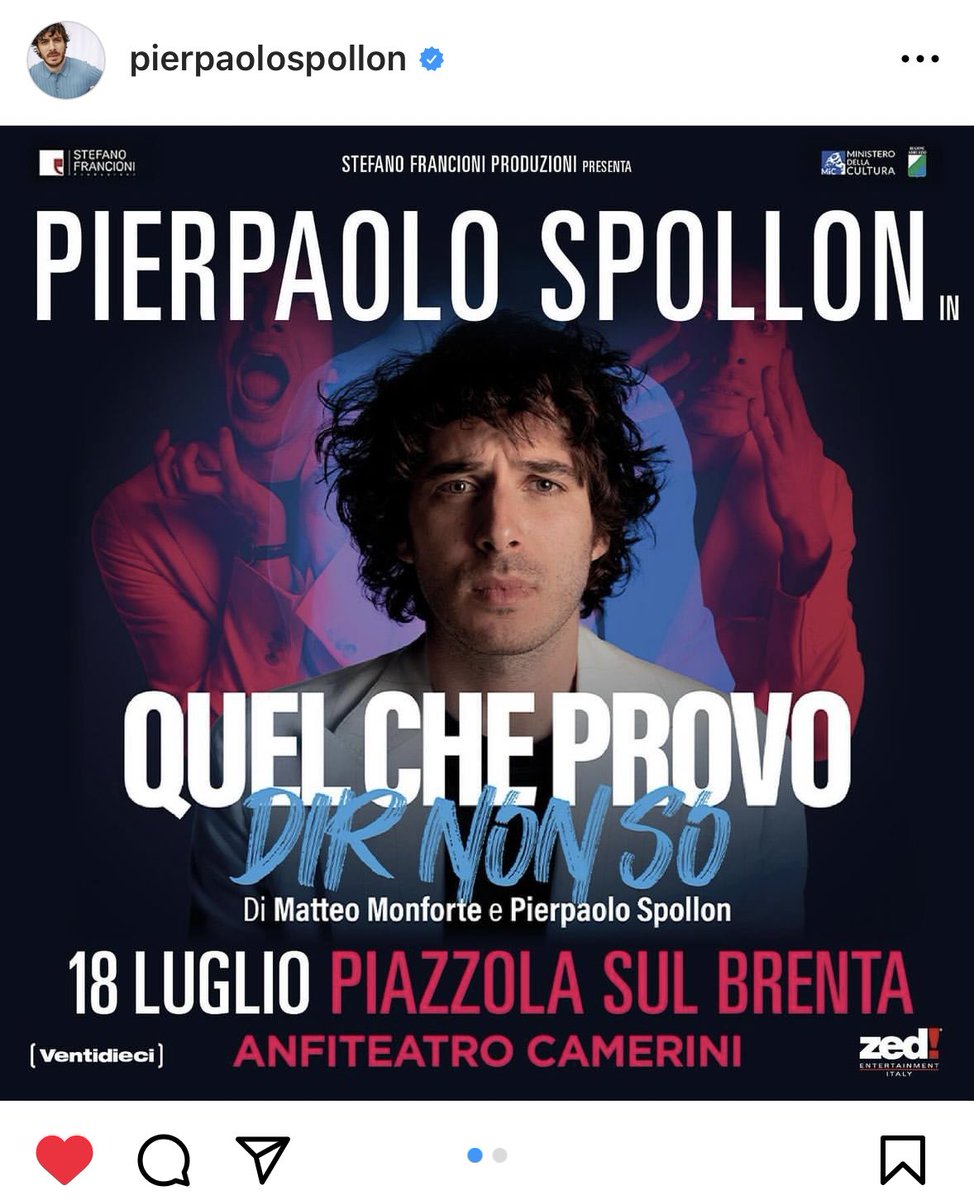 dinospolline_fp's tweet photo. Nuova data del mitico #SpollOnTour ✨

📌 18 luglio, Piazzola sul Brenta

Niente da fare, gli annunci alla #SpollonStyle sempre i più iconici in assoluto, modestamente imbattibili 🚀🚀🚀
@pierspollon #Spollondì #PierpaoloSpollonATeatro #QuelCheProvoDirNonSo https://t.co/rtHEtNwwrf