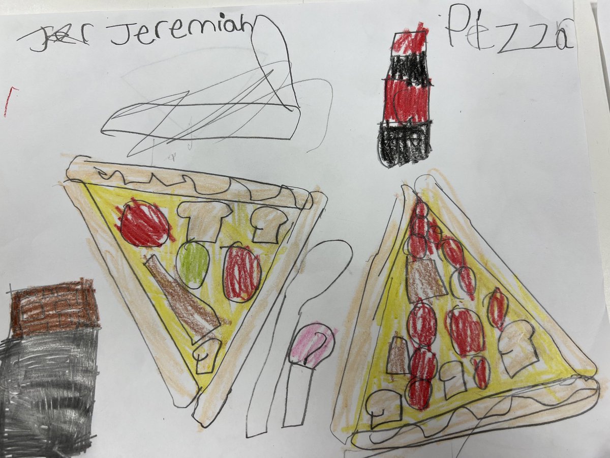 ReadforCupcakes's tweet photo. This weeks Library Lesson.  We read 6 Sticks by Molly Coxe and drew our own 6 stick creations! #kindergarten #1stgrade #tlelem https://t.co/u2QGurQfi0