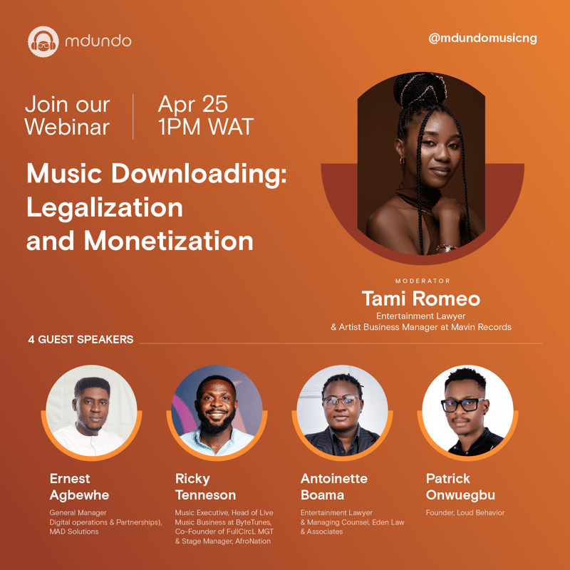 Are you an artist struggling to see the value in digital distribution, a music professional navigating the complexities of the industry, or simply a music lover curious about the future of music consumption? then this webinar is for you. Secure your seat lu.ma/h0952n7j