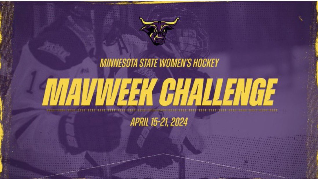 kiroeske's tweet photo. Join us this week as we host the MavWeek Challenge - a week long scholarship drive benefiting Maverick Women's Hockey!  You can learn more and make your gift at https://t.co/NZYB3vfVn4 https://t.co/QN9heyKBIj