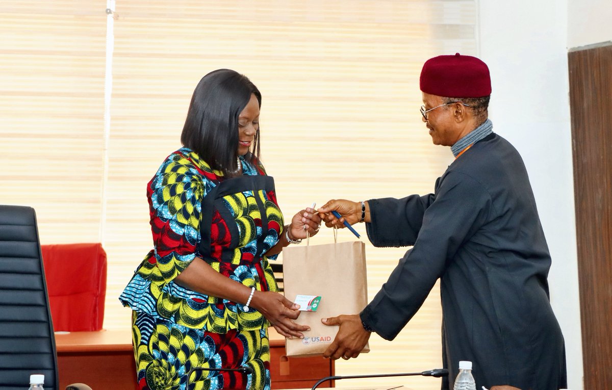 Earlier today, the FHI 360 Nigeria led by the Country Representative, Dr. Victor Ogbodo, including management staff from the executive office and #EpiC, paid a courtesy call to the newly appointed Director General, @NACANigeria, Dr. Temitope Ilori.