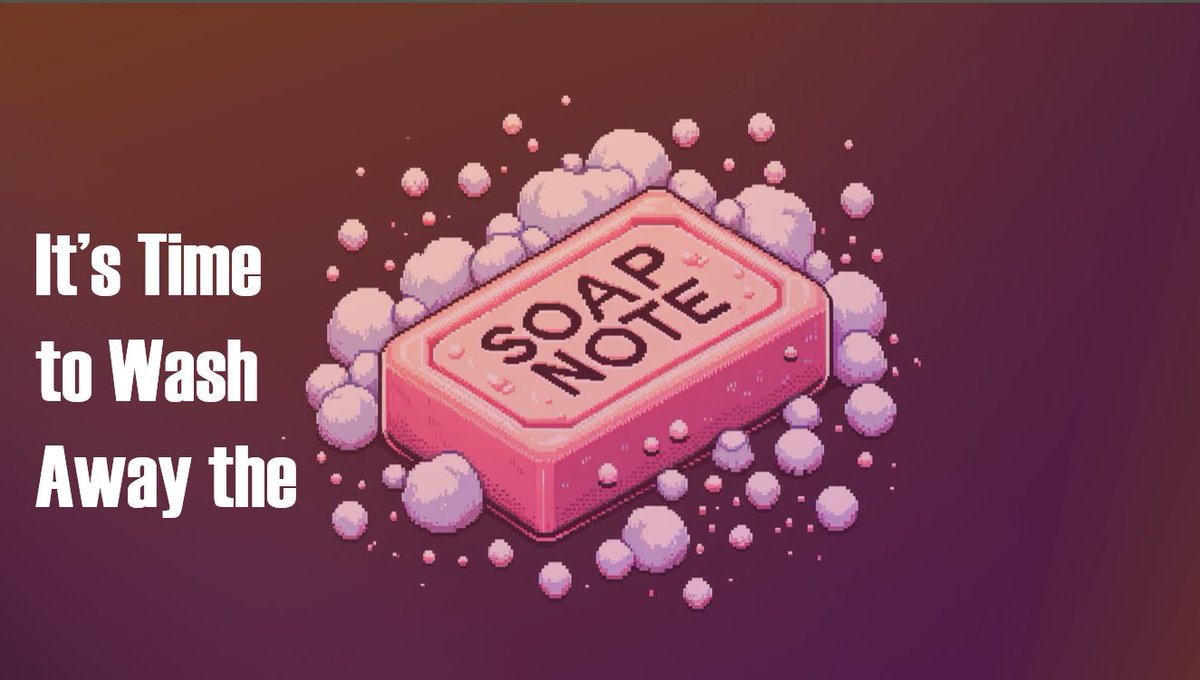 I'll see everyone tomorrow @ACPIMPhysicians #IM2024 to debate, 'Are SOAP Notes Clean or Dirty?' with @HeatherNHofmann and Kristen Toups! It's a follow up to our piece in @JHospMedicine (pubmed.ncbi.nlm.nih.gov/37530094/) (I think you can imagine where I stand...)