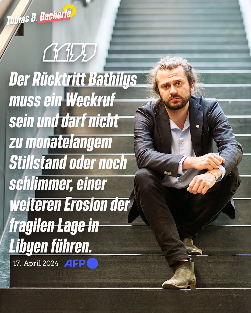 Der Rücktritt des UN-Sonderbeauftragten für #Libyen #Bathily darf die fragile Lage im Land nicht noch verschlimmern: Darüber habe ich gestern mit @AFP gesprochen. Die int. Gemeinschaft muss einen Nachfolger künftig mehr unterstützen statt kritisch beäugen: gruene-bundestag.de/presse/pressem…