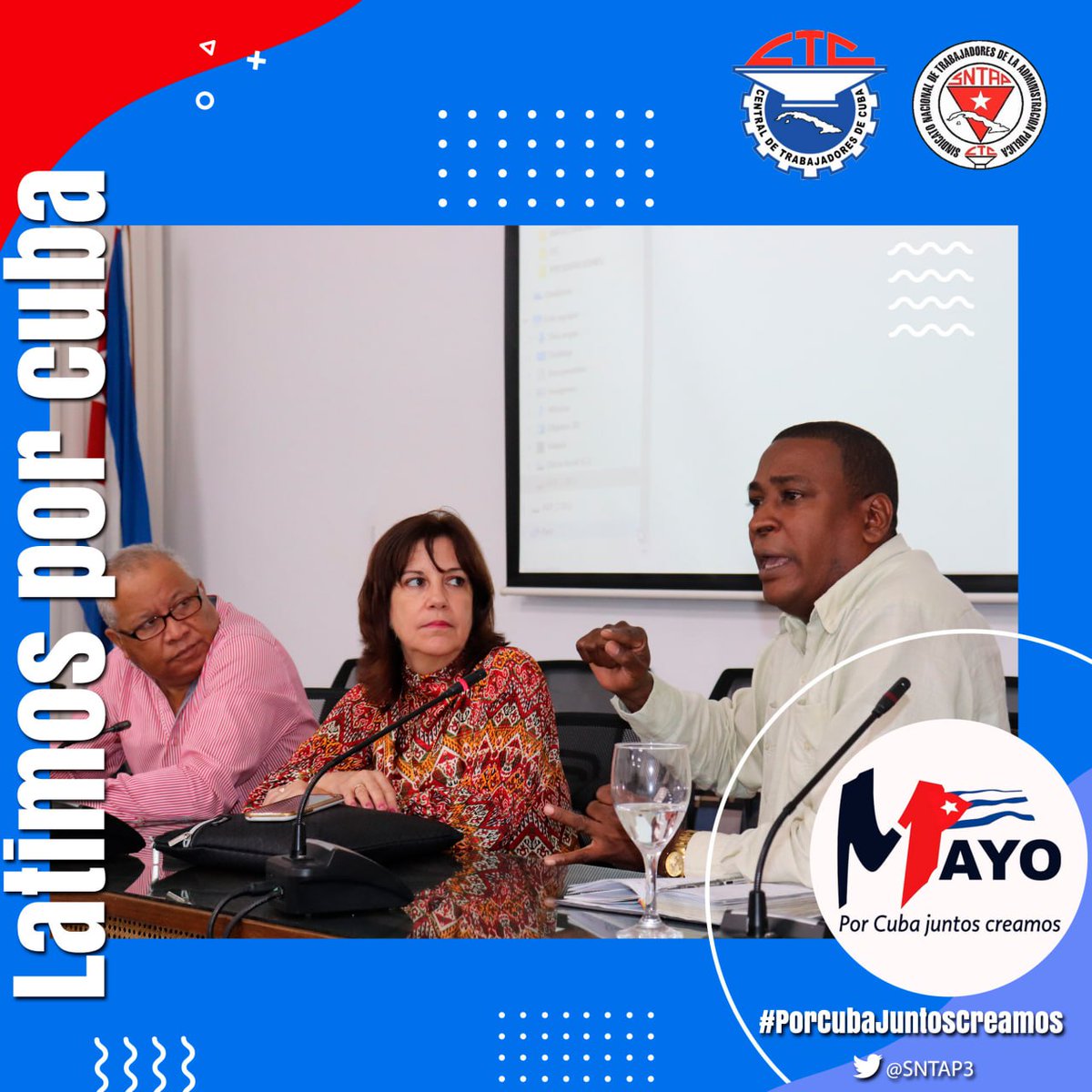 Minjus_Cuba's tweet photo. 👉 Este #1DeMayo los trabajadores del sistema del @Minjus_Cuba reafirmaremos nuestro compromiso con la recuperación económica del país y la prestación de servicios jurídicos al pueblo con calidad.
#PorCubaJuntosCreamos 🇨🇺🇨🇺 https://t.co/VUyMel3n6d