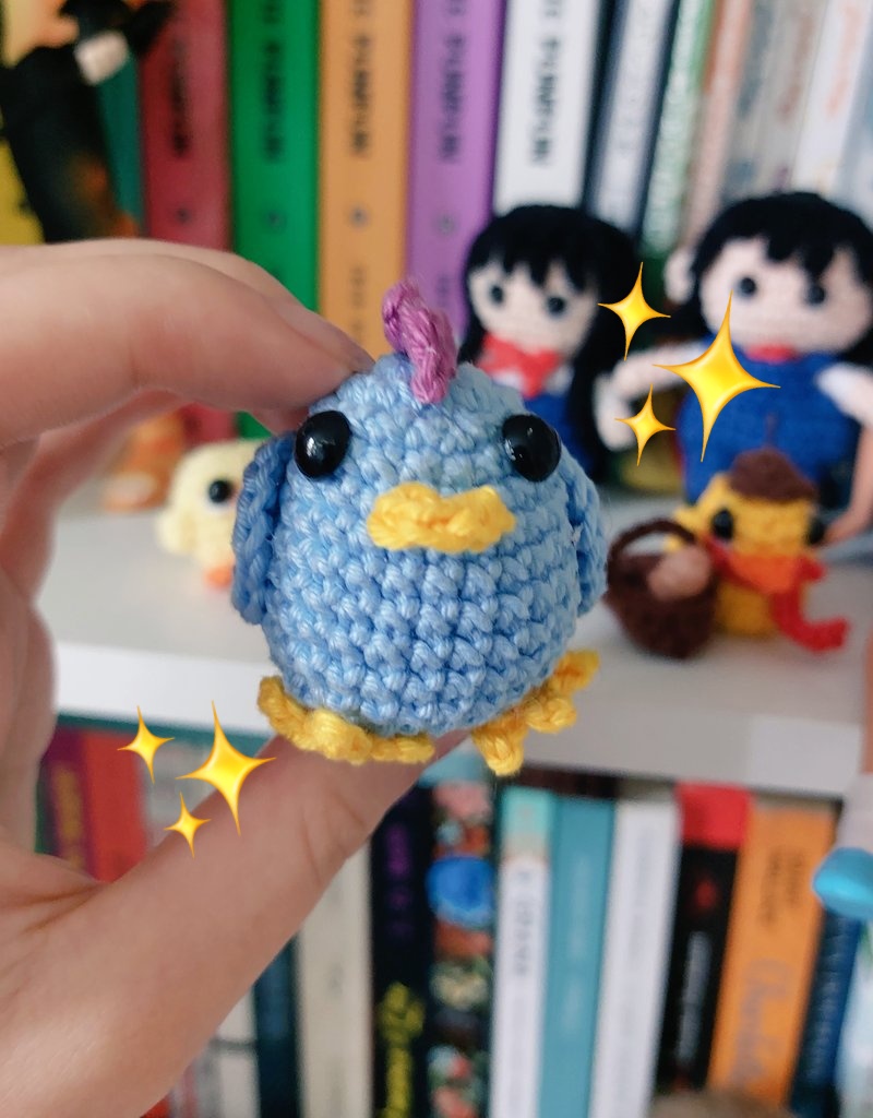 gabr1ellele's tweet photo. a mais queridaaaa! Galinha azul from Stardew Valley omg hiii!!

$45 + frete - disponível sob encomenda, chama na dm!!

#StardewValley #bluechicken https://t.co/bAN2uab2Qw