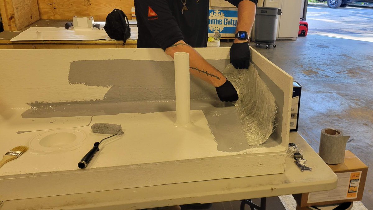 JasonMFinney's tweet photo. 🏗️ Exciting Day at  Ideal Building Solutions!🚀

Today, our estimating team had the fantastic opportunity to train with representatives from Sika-Sarnafil, diving deep into the innovative world of liquid-applied roofing solutions. https://t.co/BLxiNknxys