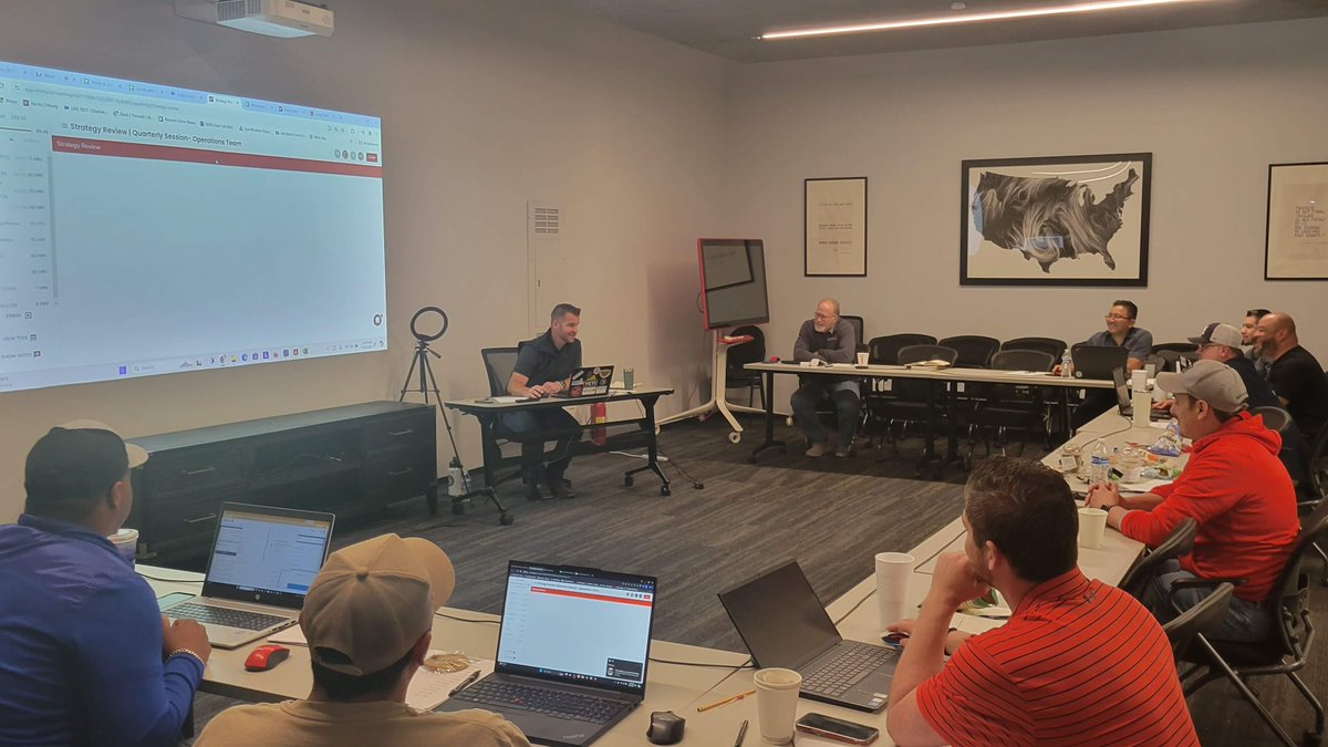 JasonMFinney's tweet photo. 🏗️ Exciting Day at  Ideal Building Solutions!🚀

Today, our estimating team had the fantastic opportunity to train with representatives from Sika-Sarnafil, diving deep into the innovative world of liquid-applied roofing solutions. https://t.co/BLxiNknxys